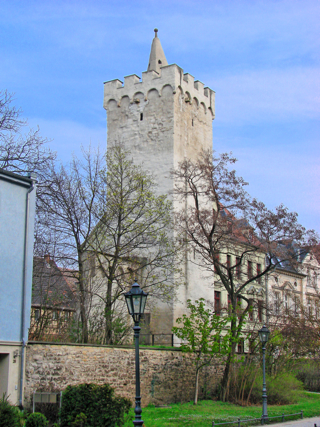 Bild: Hoffmanns Turm an der Hinterbreite zu Aschersleben.