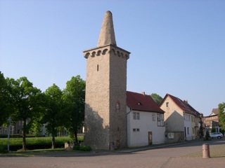 Bild: Der Zuckerhut oder Hexenturm von Hettstedt.