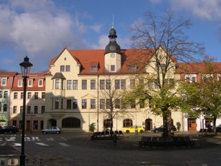 Bild: Das Rathaus der Stadt Hettstedt.