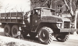 Bild: Ural 375D der Nationalen Volksarmee. Foto aus privater Sammlung 1968.