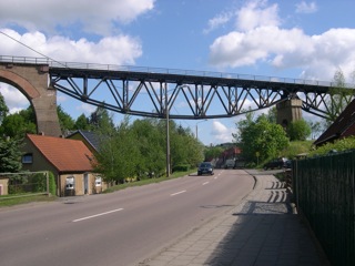 Bild: Der Wipperliese Viadukt oder Hasselbach Viadukt in Mansfeld.