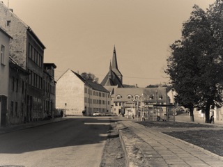 Bild: Die Lutherstadt Eisleben ist der Geburtsort des Ritterkreuzträgers Otto Bösel. Aufnahme aus dem Jahr 2010.