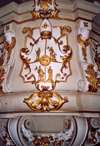 Bild: Im Innenraum der Kirche des Klosters Huysburg.