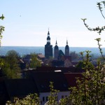 Bild: Eisleben - Blick von St. Annen auf die Altstadt.