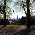 Bild: Eisleben - Blick von St. Annen auf die Altstadt.