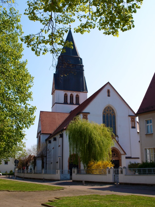 Bild: Eisleben - Die Kirche St. Gertrud.