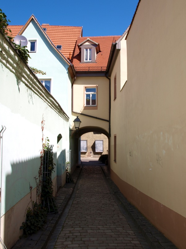Bild: Eisleben - In der Altstadt.