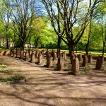 Bild: Eisleben - Der sowjetische Soldatenfriedhof am Carl-Eitz-Weg.