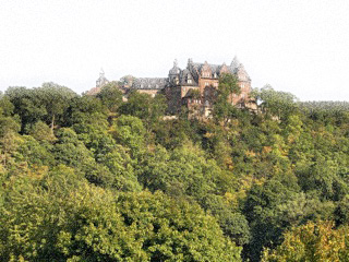 Bild: Das Schloss Rammelburg im Wippertal. Render © 2012 by Birk Karsten Ecke.