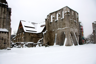 Bild: Winterliche Impressionen von der Ruine des ehemaligen Klosters Walkenried.