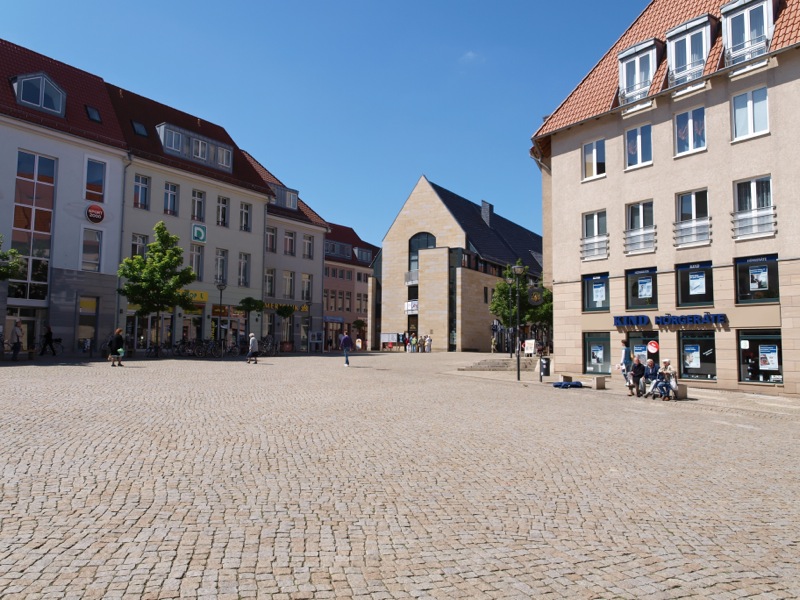 Bild: Im Zentrum von Halberstadt.