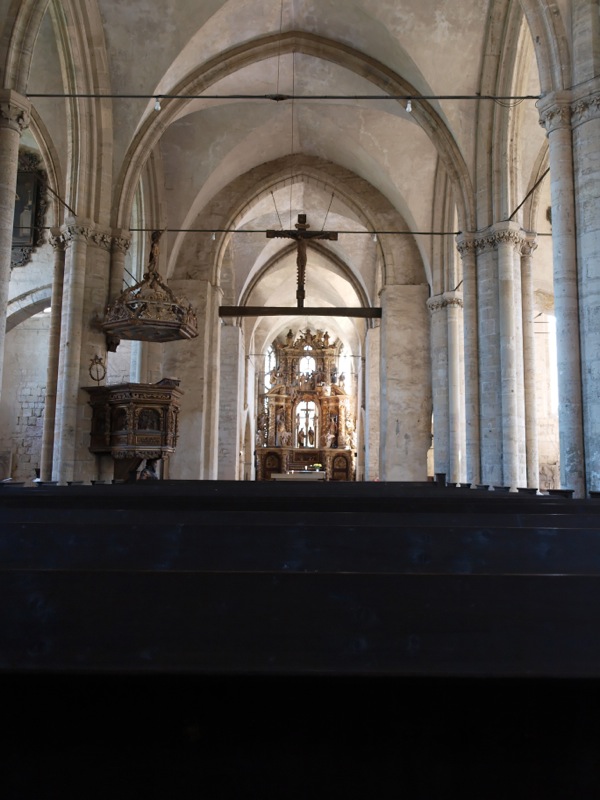 Bild: In der Martinikirche zu Halberstadt.