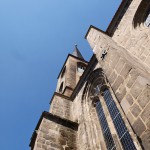 Bild: Blick auf die Martinikirche von Halberstadt.