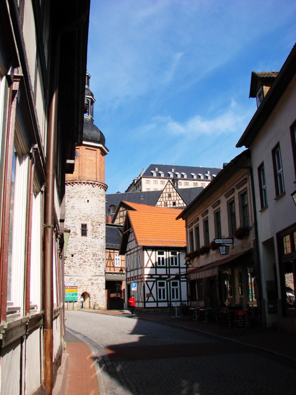 Bild: Stolberg - Stadtturm und Schloss.