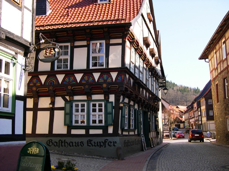 Bild: Stolberg - das historische Gasthaus Kupfer.