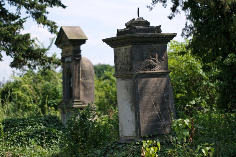 Bild: Auf dem Wiperti-Friedhof zu Quedlinburg.