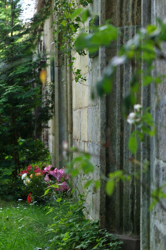 Bild: Gruftanlage auf dem Servati-Friedhof zu Quedlinburg.
