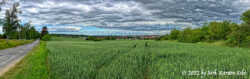 Bild: Ein Panoramafoto vom Westteil der Stadt Aschersleben. Klicken Sie auf das Bild um es zu vergrößern.